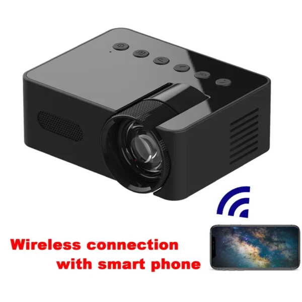 Yt100 tragbarer Smart-Projektor WLAN-Mini-Projektor HD-Video projektor kompatibel für Smartphones Tablet